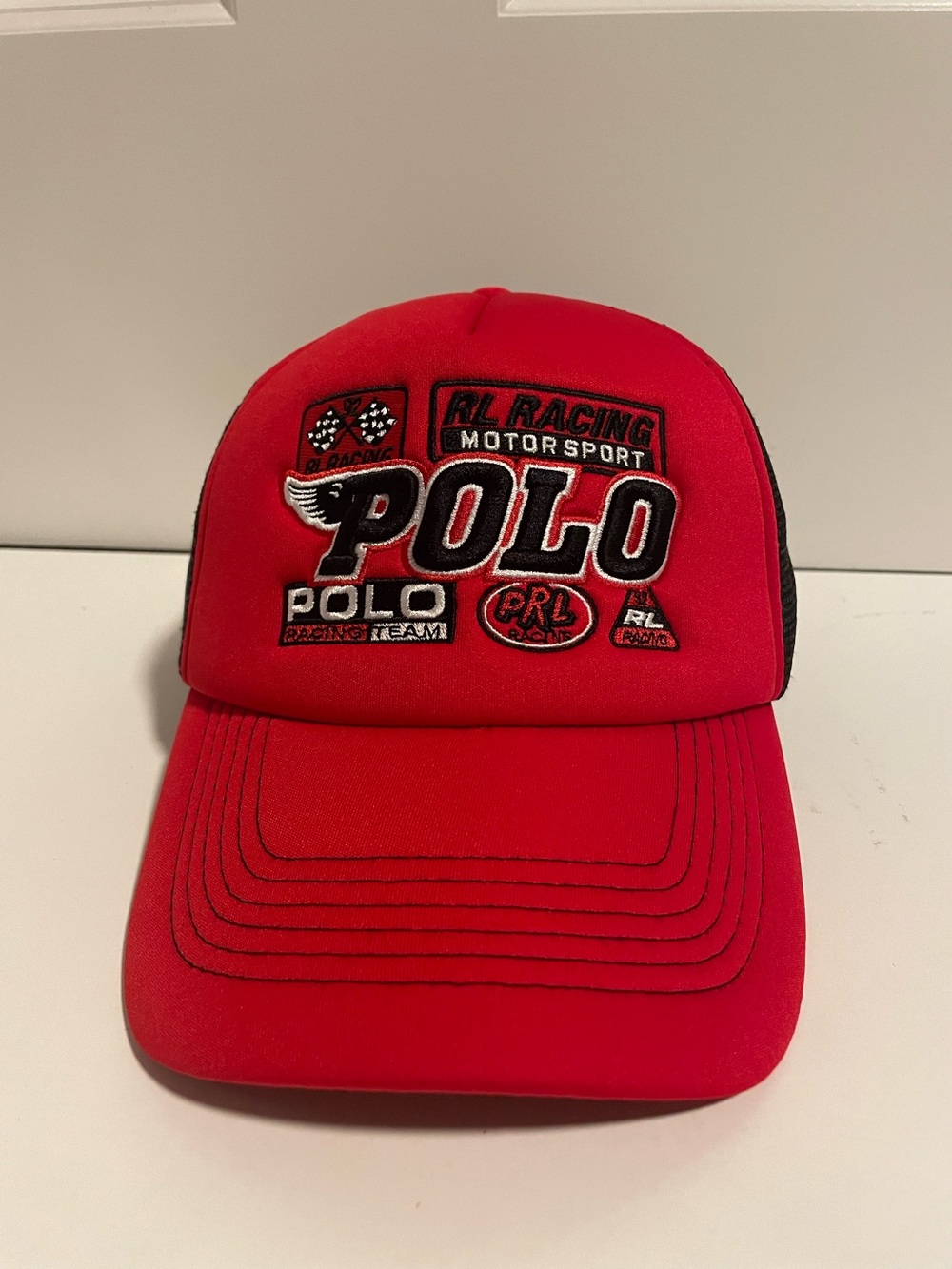 Polo Ralph lauren racing trucker hat
